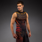 Рашгард - Venum Quetzal Fury Sleeveless Rashguard - Black/Fury Red/ Tangerine​